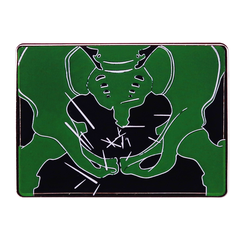 Albert Fish X-Ray Lapel Pin