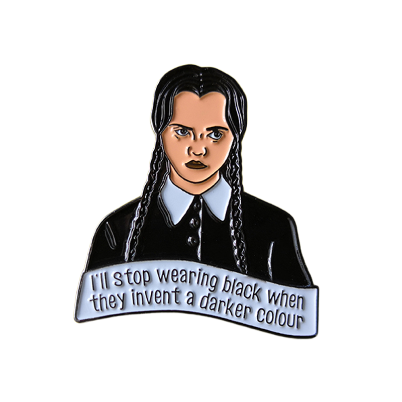 Wednesday Addams Lapel Pin