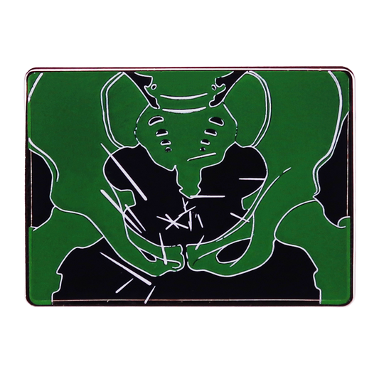 Albert Fish X-Ray Lapel Pin