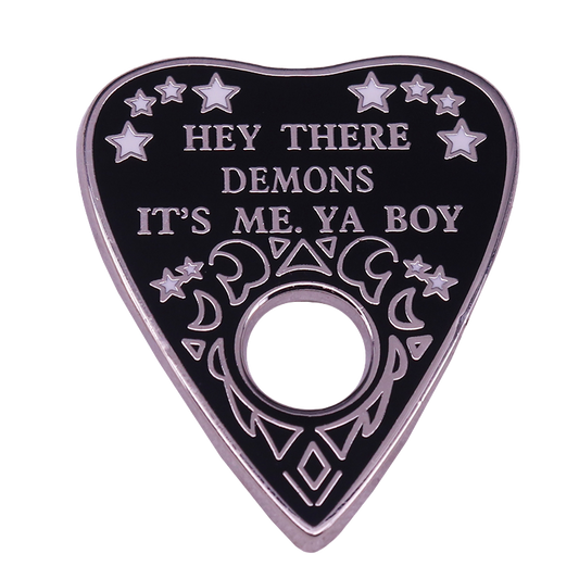 Hey There Demons Lapel Pin