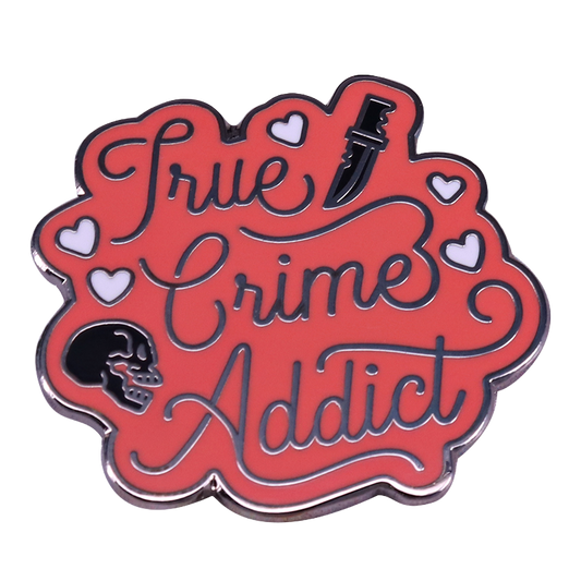 True Crime Addict Lapel Pin