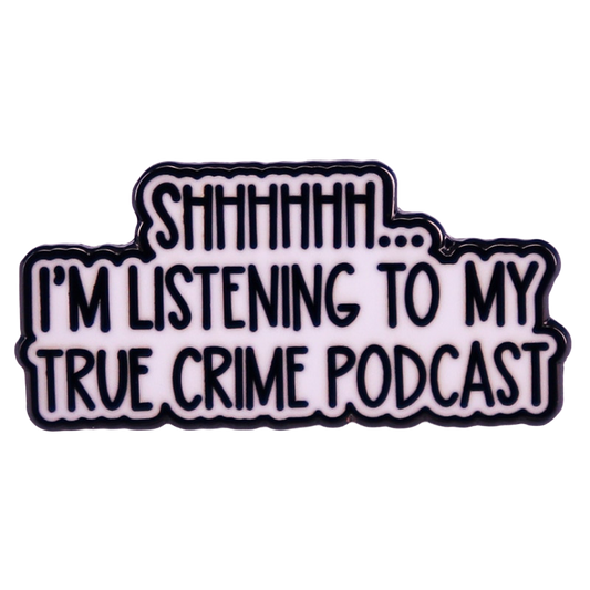 True Crime Podcast Lapel Pin